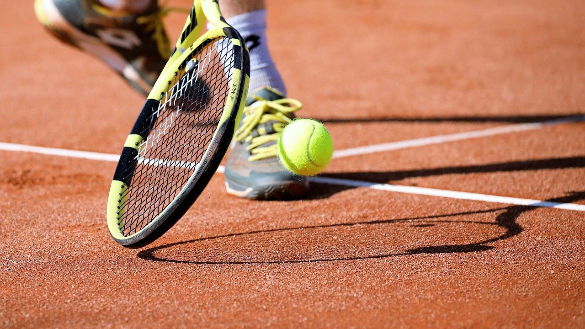 Tennisspieler Nahaufname