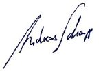 Unterschrift Andreas Schaupp Unterschrift Andreas Schaupp